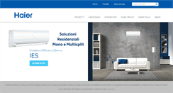 Desktop Screenshot of haiercondizionatori.it